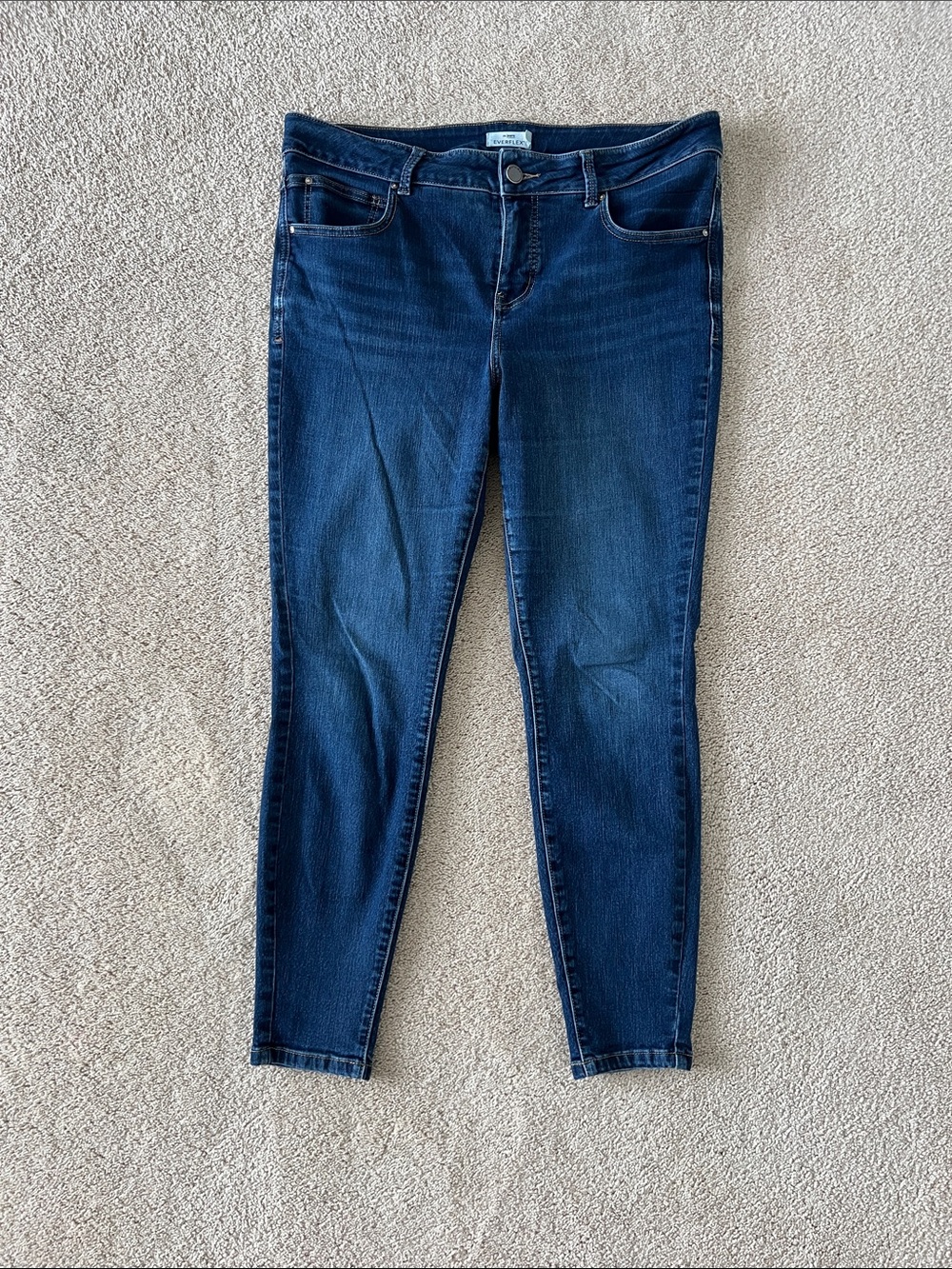 m jeans by Maurices Everflex High Rise Skinny Jeans Size 14W
